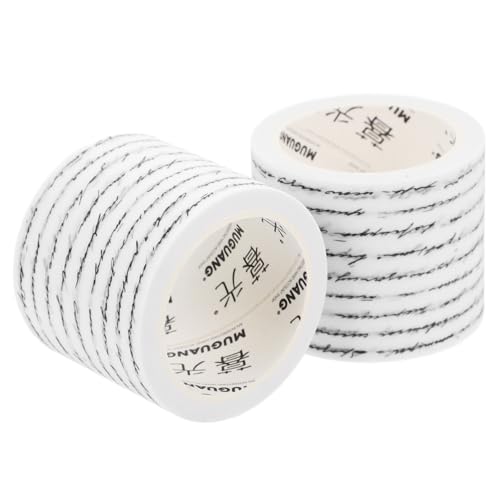 HOMSFOU 2 Rollen Gothic Stil Washi Tape Set Handgeschriebenes Englisches Klebeband DIY Scrapbook Dekoratives Papierband für Planer Geschenke und Bastelprojekte HOMSFOU 2 Rollen Gothic Stil Washi Tape Set Handgeschriebenes Englisches Klebeband DIY Scrapbook Dekoratives Papierband für Planer Geschenke und Bastelprojekte von HOMSFOU