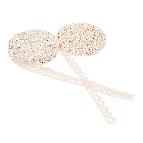 HOMSFOU 2 Rollen Lace Ribbons Set Spitzenband für Diy Handwerk Hochzeitsdekoration und Kreative Projekte Elegantes Vielseitiges und Einfach Zuzuschneidendes Design HOMSFOU 2 Rollen Lace Ribbons Set Spitzenband für Diy Handwerk Hochzeitsdekoration und Kreative Projekte Elegantes Vielseitiges und Einfach Zuzuschneidendes Design von HOMSFOU