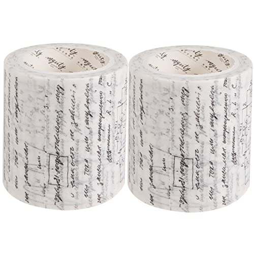 HOMSFOU 2 Rollen Mathematische Formel Klebebänder Dekoratives Selbstklebendes Papierband für Scrapbooking und Bastelprojekte für Kreative Diy Anwendungen und Kunstliebhaber HOMSFOU 2 Rollen Mathematische Formel Klebebänder Dekoratives Selbstklebendes Papierband für Scrapbooking und Bastelprojekte für Kreative Diy Anwendungen und Kunstliebhaber von HOMSFOU
