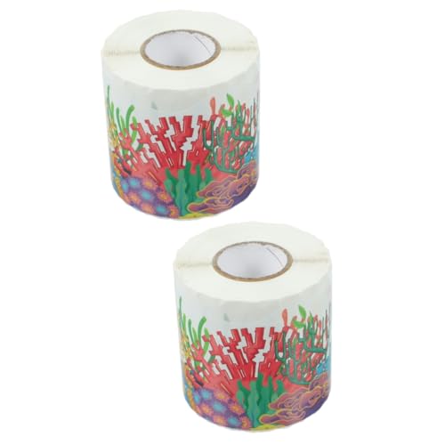 HOMSFOU 2 Rollen Selbstklebender Border Sticker für Pinnwand und Tafel Wasserfeste Dekorative Randfolie für Klassenzimmer Büro und Partys von HOMSFOU