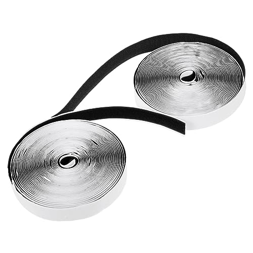 HOMSFOU 2 Rollen Selbstklebendes Klettband Breit Strapazierfähige Nylon Haken und Schlaufenbänder für Teppiche Kleidung und Heimdekoration Stark und Wiederverwendbar HOMSFOU 2 Rollen Selbstklebendes Klettband Breit Strapazierfähige Nylon Haken und Schlaufenbänder für Teppiche Kleidung und Heimdekoration Stark und Wiederverwendbar von HOMSFOU