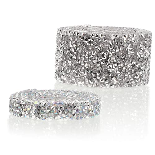 HOMSFOU 2 Rollen Selbstklebendes Strassband Bling Dekorationsband für Hochzeitskleider Bastelprojekte Diy Rhinestone Streifen für Kleidung Taschen und Mehr HOMSFOU 2 Rollen Selbstklebendes Strassband Bling Dekorationsband für Hochzeitskleider Bastelprojekte Diy Rhinestone Streifen für Kleidung Taschen und Mehr von HOMSFOU