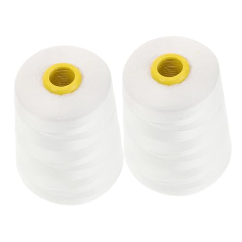 HOMSFOU 2 Rollen Vielseitiges Nähgarn, Nähmaschinengarn, Quiltgarn, Handnähen, Stickgarn Für Kleidung, Quilten Und Heimwerken (5000 Yards) von HOMSFOU