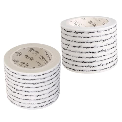 HOMSFOU 2 Rollen Vintage Gothic Washi Tape Dekorative Diy Klebebänder für Scrapbooking Notizbuch und Kreative Bastelprojekte von HOMSFOU