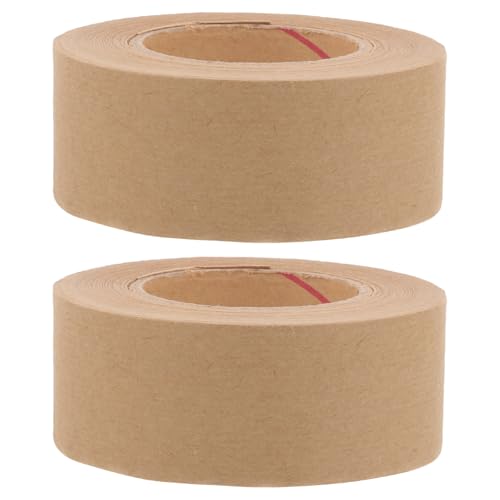 HOMSFOU 2 Rollen Wasserband wasseraktiviertes Klebeband sich bewegendes Band Plakatband Tragen Sie ein Widerstandsband Bildband zum Einrahmen Klebstoff auf Wasserbasis von HOMSFOU