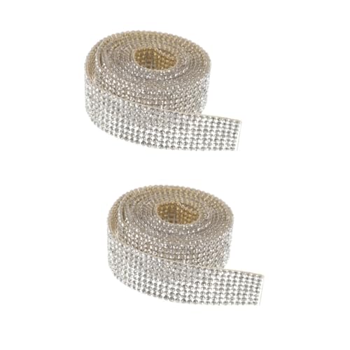 HOMSFOU 2 Rollen Würfelband große Strasssteine zum Basteln Band zum Basteln Klebstoff Dekoration Kristalle Masse selbstklebender Bastel-Strass dekoratives Strassband Heißschmelzkleber HOMSFOU 2 Rollen Würfelband große Strasssteine zum Basteln Band zum Basteln Klebstoff Dekoration Kristalle Masse selbstklebender Bastel-Strass dekoratives Strassband Heißschmelzkleber von HOMSFOU