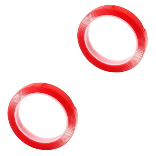 HOMSFOU 2 Rollen doppelseitiges Klebeband schwer im Freien drinnen Dasselbe Mehrzweckaufkleber Klebebänder doppelseitig breites Band breite Bänder Acrylsäure rot HOMSFOU 2 Rollen doppelseitiges Klebeband schwer im Freien drinnen Dasselbe Mehrzweckaufkleber Klebebänder doppelseitig breites Band breite Bänder Acrylsäure rot von HOMSFOU