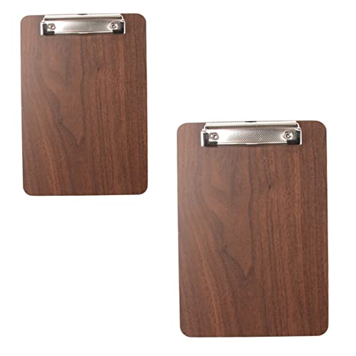HOMSFOU 2 STÜCK Holz Menüboard Clip Küchen und Restaurant Menühalter für Hängendes Rezeptboard für Zuhause Praktischer und Stilvoller Rezeptständer von HOMSFOU