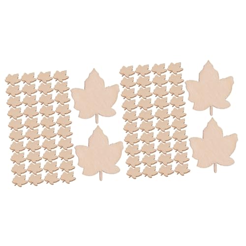 HOMSFOU 2 Sätze Ahornblattzubehör Schlüssel Hartholz Ornament Blätter Bausatz Herbstlaubscheiben Dekoration Handwerk Für Klein Süß Ernte Hängend Hölzern Beige 100 Stück * 2 HOMSFOU 2 Sätze Ahornblattzubehör Schlüssel Hartholz Ornament Blätter Bausatz Herbstlaubscheiben Dekoration Handwerk Für Klein Süß Ernte Hängend Hölzern Beige 100 Stück * 2 von HOMSFOU