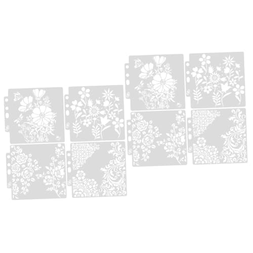 HOMSFOU 2 Sätze Ausgehöhlte Schablone Kreidefliesen Fliesenfarbe Bordsteinmalerei Schablonen Schablonen Und Vorlagen Zum Malen Von Buchstaben 4 Stück * 2 HOMSFOU 2 Sätze Ausgehöhlte Schablone Kreidefliesen Fliesenfarbe Bordsteinmalerei Schablonen Schablonen Und Vorlagen Zum Malen Von Buchstaben 4 Stück * 2 von HOMSFOU
