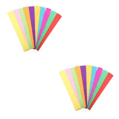 HOMSFOU 2 Sätze Blumen-geschenkpapier Handwerk Blumenpapier Wickeln Material Falten Blumenladen-geschenkpapier Handgeschöpfte Papiere Selber Machen Colorful 20 Blätter * 2 von HOMSFOU