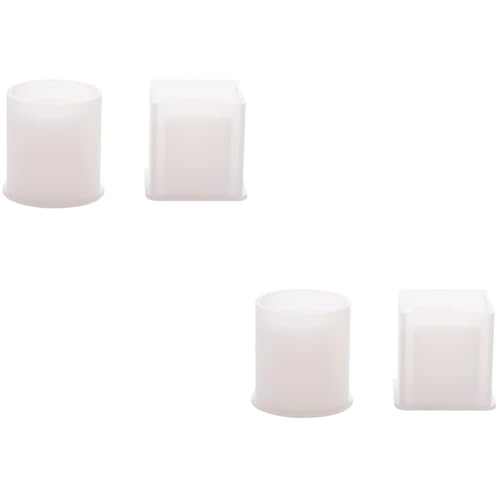 HOMSFOU 2 Sätze Blumenpott Silikonform Set Teilig Flexible Gießform für Blumentöpfe und Pflanzenhalter Diy Bastelwerkzeug für Zuhause für Kreative Projekte Weiß von HOMSFOU