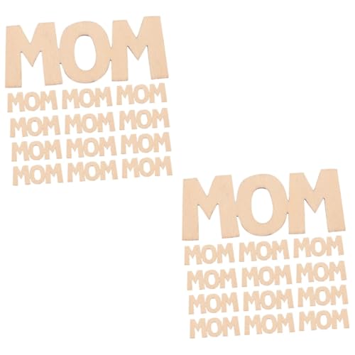 HOMSFOU 2 Sätze Briefdekorationen Mama Mütter Mutter Ausgeschnitten Stichworte Mama-slice-masse Form Unvollendete Plaketten Verzerrungen Basteln Hölzern 15 Stücke * 2 HOMSFOU 2 Sätze Briefdekorationen Mama Mütter Mutter Ausgeschnitten Stichworte Mama-slice-masse Form Unvollendete Plaketten Verzerrungen Basteln Hölzern 15 Stücke * 2 von HOMSFOU