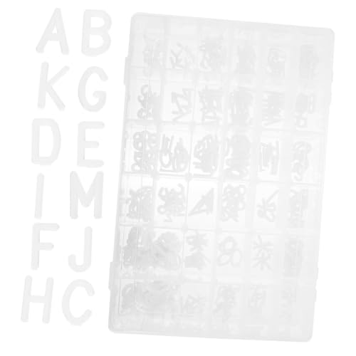 HOMSFOU 2 Sätze Buchstaben Des Alphabets Message-board-briefe Briefbrett Zeichenbrett Vinyl Buchstaben Für Filztafel Planke Briefe Ans Schwarzes Brett Plastik von HOMSFOU