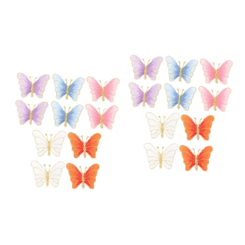 HOMSFOU 2 Sätze Bügelflicken Diy Schmetterlings Applikationen Für Kleidung Reparatur Aufbügelbar Für Shirts Jeans Taschen Kissen 10 Stück * 2 HOMSFOU 2 Sätze Bügelflicken Diy Schmetterlings Applikationen Für Kleidung Reparatur Aufbügelbar Für Shirts Jeans Taschen Kissen 10 Stück * 2 von HOMSFOU
