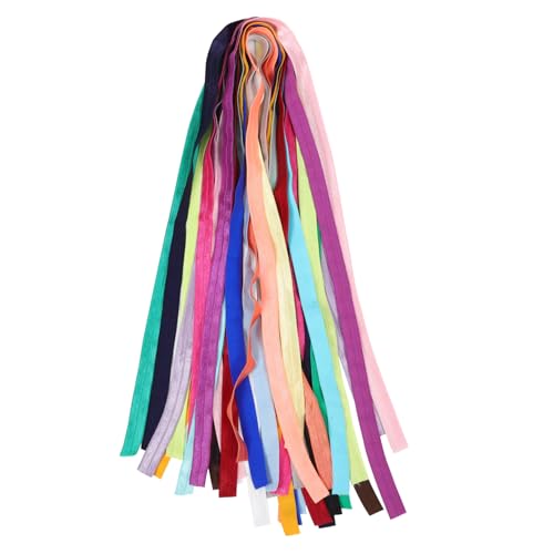 HOMSFOU 2 Sätze Bunte Elastikbänder Strapazierfähiger Diy Gummizug Für Kleidung Haaraccessoires Bastelprojekte Und Mehr 20 Rollen * 2 von HOMSFOU