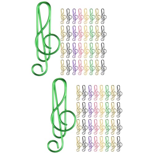 HOMSFOU 2 Sätze Bunte Musiknoten Papierclips Teiliges Aus Robustem Metall Für Schule Und Büro Praktische Büroklammern Zur Organisation Von Dokumenten Notizen Und Fotos 85 Stück * 2 HOMSFOU 2 Sätze Bunte Musiknoten Papierclips Teiliges Aus Robustem Metall Für Schule Und Büro Praktische Büroklammern Zur Organisation Von Dokumenten Notizen Und Fotos 85 Stück * 2 von HOMSFOU