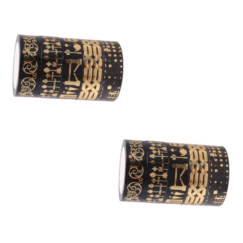 HOMSFOU 2 Sätze Dekoratives Washi Tape Farbenfrohes Diy Klebeband Für Alben Scrapbooking Und Kreative Projekte Für Mädchen Und Bastelarbeiten 5 Rollen * 2 von HOMSFOU