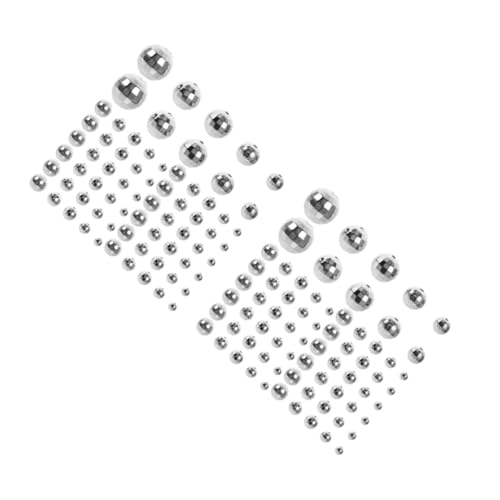 HOMSFOU 2 Sätze Disco Ball Perlen Runde Perlen Für Schmuckherstellung Diy Armbänder Und Ohrringe Glitzernde Bastelperlen Für Kreative Projekte 200 Stück * 2 HOMSFOU 2 Sätze Disco Ball Perlen Runde Perlen Für Schmuckherstellung Diy Armbänder Und Ohrringe Glitzernde Bastelperlen Für Kreative Projekte 200 Stück * 2 von HOMSFOU