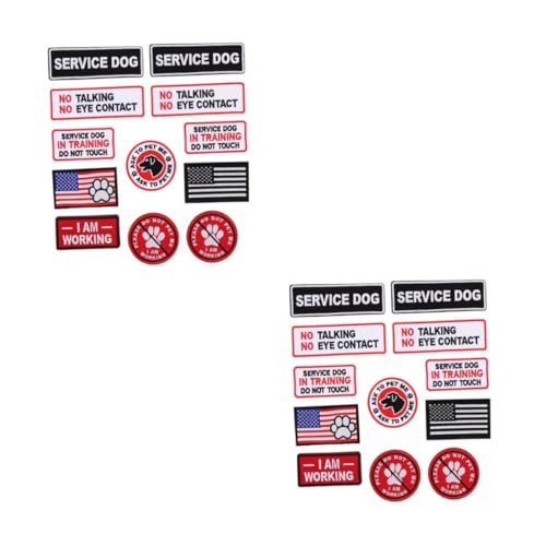 HOMSFOU 2 Sätze Diy Aufnäher Bestickte Patches Mit Klebeunterseite Für Kleidung Rucksäcke Und Kreative Projekte Vielfältige Verwendungsmöglichkeiten Zum Reparieren Und 12 Stücke * 2 von HOMSFOU
