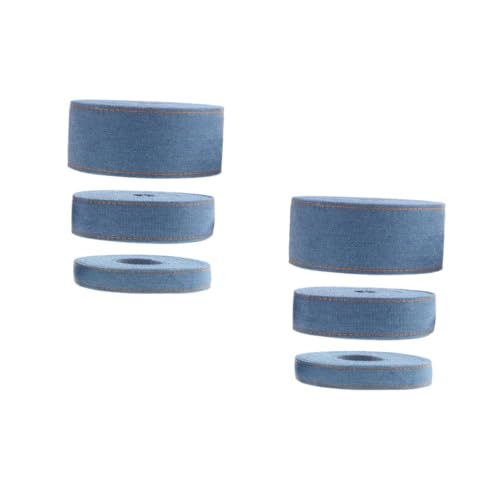 HOMSFOU 2 Sätze Diy Dekorative Bänder Jeansstoff Vielseitig Einsetzbar Für Bastelarbeiten Haarschmuck Geschenkverpackung Und Mehr 3 Stücke * 2 HOMSFOU 2 Sätze Diy Dekorative Bänder Jeansstoff Vielseitig Einsetzbar Für Bastelarbeiten Haarschmuck Geschenkverpackung Und Mehr 3 Stücke * 2 von HOMSFOU