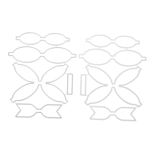 HOMSFOU 2 Sätze Diy Prägewerkzeug Carbonstahl Schneideformen für Scrapbooking und Bastelprojekte für Diy Embossing Projekte von HOMSFOU