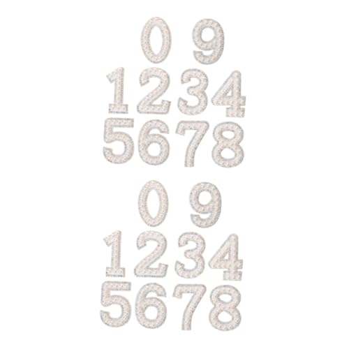 HOMSFOU 2 Sätze Diy Rhinestone Nummer Patches Set für Kleidung Dekorative Bügelflicken Kleine Aufnäher für Jeans Taschen und Handwerk Hautfreundlich und Langlebig HOMSFOU 2 Sätze Diy Rhinestone Nummer Patches Set für Kleidung Dekorative Bügelflicken Kleine Aufnäher für Jeans Taschen und Handwerk Hautfreundlich und Langlebig von HOMSFOU