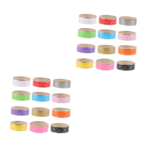 HOMSFOU 2 Sätze Diy Spitzenborte Klebeband Zufälligen Farben Und Stilen Dekorative Tape Für Scrapbooking Fotoalben Karten Und Handwerksprojekte Zufällige Farbe 12 Stück * 2 von HOMSFOU