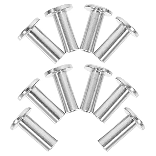 HOMSFOU 2 Sätze Drahtseilverbinder Geländer Stopper Koppler Deck Beschichtet Schiene Faden Ärmel Spanner Bausatz Sicherheitskabel Silver Rostfreier Stahl 10 Stück * 2 HOMSFOU 2 Sätze Drahtseilverbinder Geländer Stopper Koppler Deck Beschichtet Schiene Faden Ärmel Spanner Bausatz Sicherheitskabel Silver Rostfreier Stahl 10 Stück * 2 von HOMSFOU