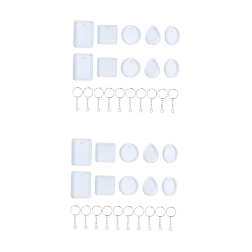 HOMSFOU 2 Sätze Epoxidform DIY-Kristall-Epoxy-Form DIY Schlüsselanhänger Form Anhängerform Schlüsselanhänger DIY Form Silikonform für Anhänger Gießform für Anhänger Kieselgel HOMSFOU 2 Sätze Epoxidform DIY-Kristall-Epoxy-Form DIY Schlüsselanhänger Form Anhängerform Schlüsselanhänger DIY Form Silikonform für Anhänger Gießform für Anhänger Kieselgel von HOMSFOU
