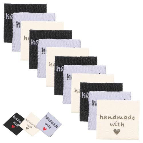 HOMSFOU 2 Sätze Faltbare Stoffetiketten Für Diy Kleidung Handgemachte Für Kleidungsstücke Für Näharbeiten Puppen Und Handwerksprojekte 150 Stück * 2 von HOMSFOU