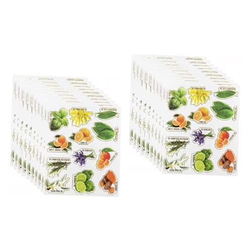 HOMSFOU 2 Sätze Flaschenaufkleber Für Ätherische Öle Kosmetik Etikett Flaschen Aufkleber Beschriftung Für Flaschen Aufkleber Für Flaschen Flaschenaufkleber Selber Machen Pvc 10 Blätter * 2 HOMSFOU 2 Sätze Flaschenaufkleber Für Ätherische Öle Kosmetik Etikett Flaschen Aufkleber Beschriftung Für Flaschen Aufkleber Für Flaschen Flaschenaufkleber Selber Machen Pvc 10 Blätter * 2 von HOMSFOU