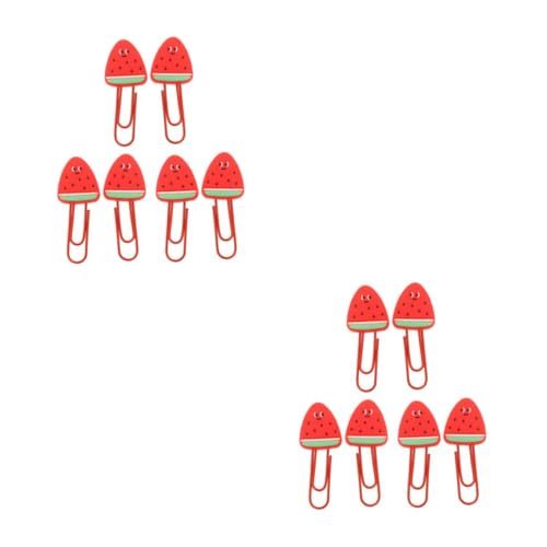 HOMSFOU 2 Sätze Form Büroklammern Kreative Und Praktische Klammern Für Schule Büro Und Organisation Von Dokumenten Für Notizen Fotos Und Scrapbooking 6 Stücke * 2 von HOMSFOU