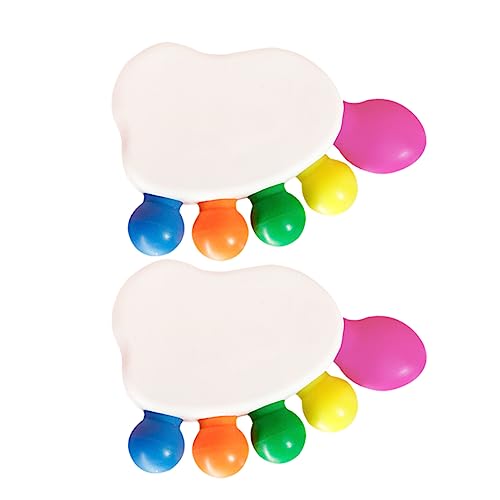 HOMSFOU 2 Sätze Fußzehen Form Textmarker Farbige Leuchtstifte Kreative Marker für Schüler Schrägkopf Highlight Pen mit Lebendigen Farben für Schule und Büro HOMSFOU 2 Sätze Fußzehen Form Textmarker Farbige Leuchtstifte Kreative Marker für Schüler Schrägkopf Highlight Pen mit Lebendigen Farben für Schule und Büro von HOMSFOU