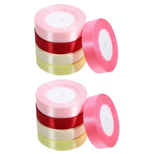 HOMSFOU 2 Sätze Geschenkbänder Dekoratives Verpackungsband Verschiedenen Farben Weinrot Für Geschenkverpackung Und Diy Dekoration 5 Rollen * 2 HOMSFOU 2 Sätze Geschenkbänder Dekoratives Verpackungsband Verschiedenen Farben Weinrot Für Geschenkverpackung Und Diy Dekoration 5 Rollen * 2 von HOMSFOU