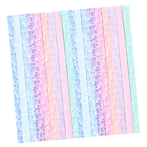 HOMSFOU 2 Sätze Glow in The Dark Origami Stern Faltpapier in Zufälligen Farben Für Kreative Diy Bastelprojekte Kinderfreundlich Und Vielseitig Einsetzbar 200 Stück * 2 von HOMSFOU