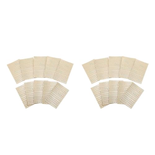 HOMSFOU 2 Sätze Goldene Buchstaben Etiketten Für Ätherische Öle Selbstklebende Aufkleber Für Flaschen Diy Label Sticker Für Aromatherapie Und Aufbewahrung 10 Stück * 2 von HOMSFOU