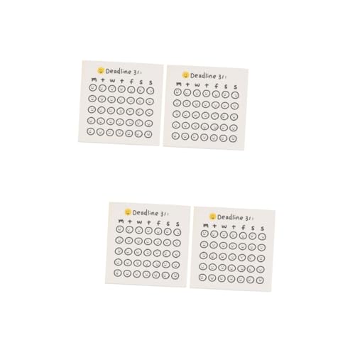 HOMSFOU 2 Sätze Haftnotizen Pastellfarben Selbstklebende Notizzettel Für Büro Schule Und Zuhause Kreative Erinnerungsmarker Mit Starkem Kleber Für Vielseitige Anwendungen 2 Stücke * 2 von HOMSFOU