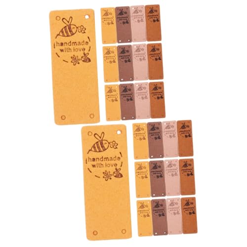HOMSFOU 2 Sätze Handgemachte Stoffetiketten Weiche Und Hautfreundliche Labels Zum Annähen Hautfarbe Für Kleidung Taschen Diy Nähprojekte Und Mehr 40 Stück * 2 HOMSFOU 2 Sätze Handgemachte Stoffetiketten Weiche Und Hautfreundliche Labels Zum Annähen Hautfarbe Für Kleidung Taschen Diy Nähprojekte Und Mehr 40 Stück * 2 von HOMSFOU