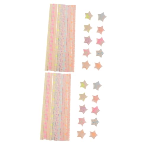 HOMSFOU 2 Sätze Ich Wünsche Stern Origami Origami-papier Sternenpapier Papiersterne Weihnachten Origami-sternpapierstreifen Papiersterne Papier Sternfaltpapier 180 Stück * 2 HOMSFOU 2 Sätze Ich Wünsche Stern Origami Origami-papier Sternenpapier Papiersterne Weihnachten Origami-sternpapierstreifen Papiersterne Papier Sternfaltpapier 180 Stück * 2 von HOMSFOU