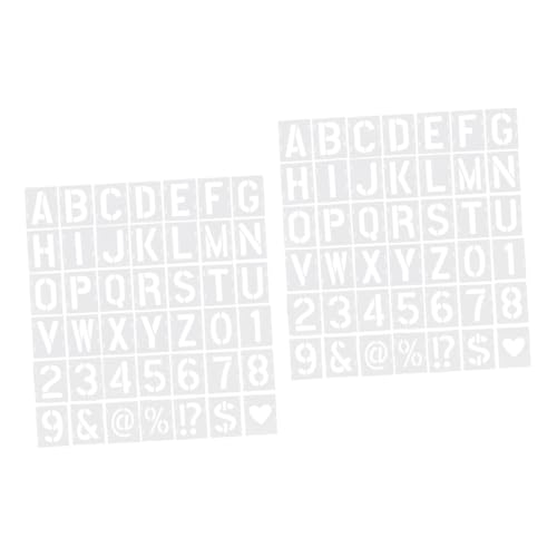 HOMSFOU 2 Sätze Inkjet-vorlage Brief Alphabetschablonen Malerei Malschablonen Handwerk Bastelplastik Schablonen Buchstaben Schablonen Zum Malen Das Haustier 42 Stück * 2 HOMSFOU 2 Sätze Inkjet-vorlage Brief Alphabetschablonen Malerei Malschablonen Handwerk Bastelplastik Schablonen Buchstaben Schablonen Zum Malen Das Haustier 42 Stück * 2 von HOMSFOU
