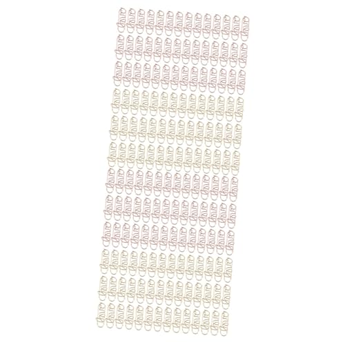 HOMSFOU 2 Sätze Love Shape Büroklammern Roségold Und Dekorative Lesezeichen Und Planer Clips Für Hochzeiten Partys Und Bürobedarf Für Dokumentenorganisation Und Kreative 100 Stück * 2 von HOMSFOU