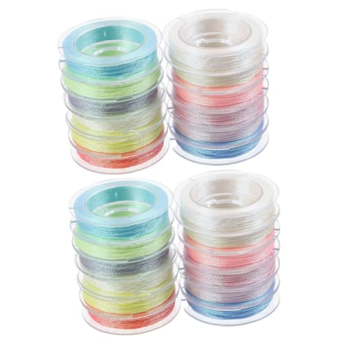 HOMSFOU 2 Sätze Luminous Stickgarn Leuchtendes Nähgarn Für Handarbeiten Diy Quilten Und Sticken Multifunktionale Stickgarn Für Projekte Und Dekorationen 12 Rollen * 2 HOMSFOU 2 Sätze Luminous Stickgarn Leuchtendes Nähgarn Für Handarbeiten Diy Quilten Und Sticken Multifunktionale Stickgarn Für Projekte Und Dekorationen 12 Rollen * 2 von HOMSFOU