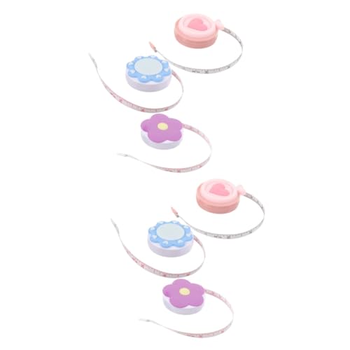 HOMSFOU 2 Sätze Macaron Tape Tragbares Maßband Maßband Zum Nähen Flexibles Maßband Mini Maßband Einziehbares Maßbandlineal Weiches Maßband Aus Kunststoff Für Frauen 3 Stück * 2 HOMSFOU 2 Sätze Macaron Tape Tragbares Maßband Maßband Zum Nähen Flexibles Maßband Mini Maßband Einziehbares Maßbandlineal Weiches Maßband Aus Kunststoff Für Frauen 3 Stück * 2 von HOMSFOU