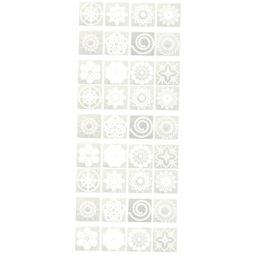 HOMSFOU 2 Sätze Mandala Schablonen Diy Malvorlagen Für Kunstprojekte Durchbrochene Designs Für Wanddekoration Und Scrapbooking Vielseitig Einsetzbare Malwerkzeuge Weiß 12 Stück * 2 HOMSFOU 2 Sätze Mandala Schablonen Diy Malvorlagen Für Kunstprojekte Durchbrochene Designs Für Wanddekoration Und Scrapbooking Vielseitig Einsetzbare Malwerkzeuge Weiß 12 Stück * 2 von HOMSFOU