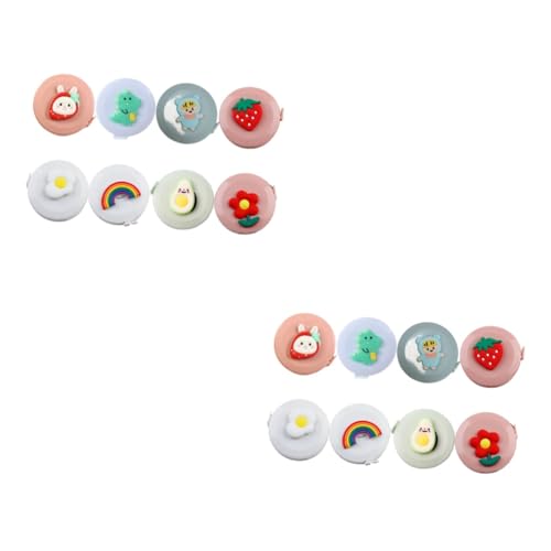HOMSFOU 2 Sätze Mini Maßband Cartoon Teiliges Einziehbares Maßband Für Körpermaße Und Diy Bastelprojekte Langlebigem Und Tragbar Und Benutzerfreundlich 8 Stück * 2 HOMSFOU 2 Sätze Mini Maßband Cartoon Teiliges Einziehbares Maßband Für Körpermaße Und Diy Bastelprojekte Langlebigem Und Tragbar Und Benutzerfreundlich 8 Stück * 2 von HOMSFOU