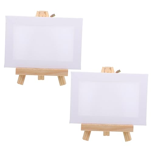 HOMSFOU 2 Sätze Mini mit Easel für Kunstprojekte Rahmen für Malerei für Hobbykünstler DIY und Dekoration von HOMSFOU