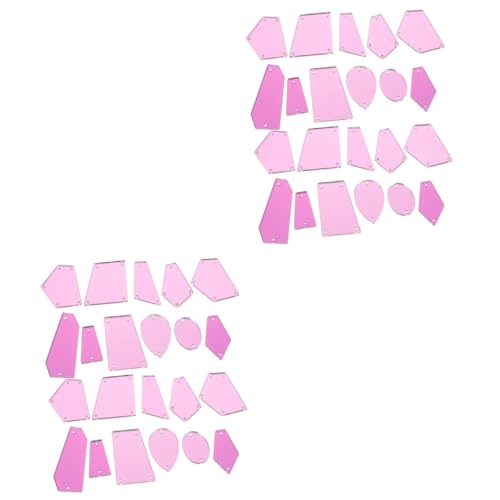 HOMSFOU 2 Sätze Mirror Diamond Accessoires Hochzeit Basteln Und Nähen Bastelset Dekorative Spiegel Kleider Nähdekorationen Craft Strass Flatback Strasshandwerk Violett Acryl 50 Stück * 2 HOMSFOU 2 Sätze Mirror Diamond Accessoires Hochzeit Basteln Und Nähen Bastelset Dekorative Spiegel Kleider Nähdekorationen Craft Strass Flatback Strasshandwerk Violett Acryl 50 Stück * 2 von HOMSFOU