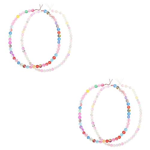 HOMSFOU 2 Sätze Nachtleuchtende Kristallperlen Armband Bastelset Und Runde Diy Perlen Glänzende Spacer Perlen Für Schmuckherstellung 2 Saiten * 2 HOMSFOU 2 Sätze Nachtleuchtende Kristallperlen Armband Bastelset Und Runde Diy Perlen Glänzende Spacer Perlen Für Schmuckherstellung 2 Saiten * 2 von HOMSFOU