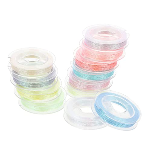 HOMSFOU 2 Sätze Nachtleuchtende Stickgarne Metallische Stickfäden Für Diy Für Kreuzstich Und Nähprojekte Pro Leuchtende Farben 12 Rollen * 2 HOMSFOU 2 Sätze Nachtleuchtende Stickgarne Metallische Stickfäden Für Diy Für Kreuzstich Und Nähprojekte Pro Leuchtende Farben 12 Rollen * 2 von HOMSFOU